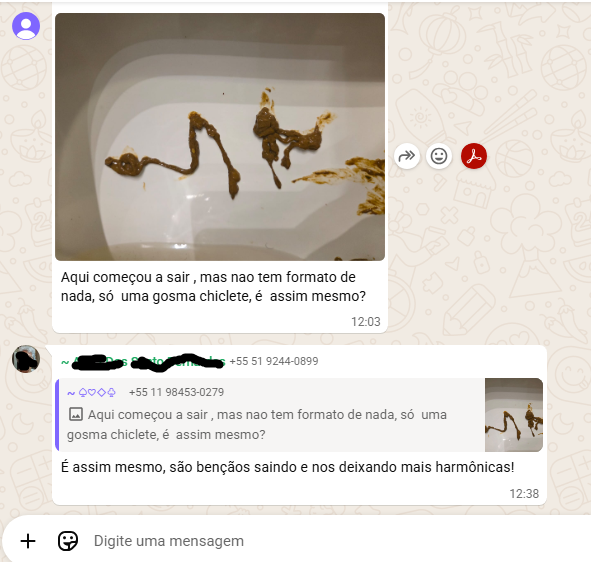 Parasita no intestino