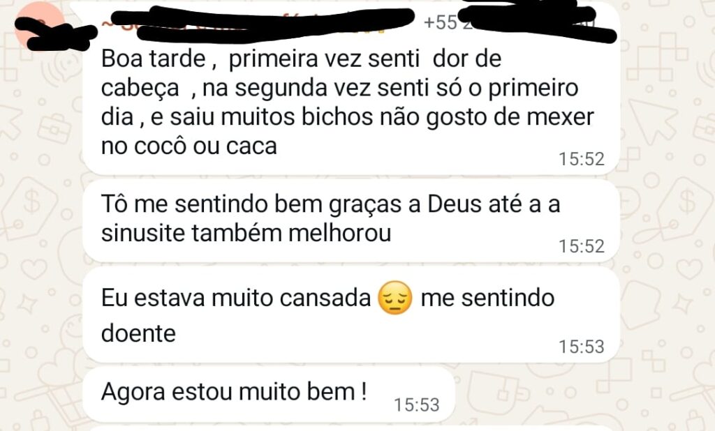 Remédio para parasitas